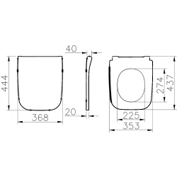 Vitra Universal Square Slim Yavaş Kapanır Mat Kum Beji Klozet Kapağı - 212-422R009 Hemen Al