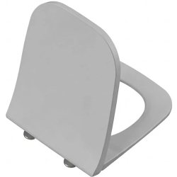 Vitra Universal Square Slim Yavaş Kapanır Mat Taş Gri Klozet Kapağı - 212-476R009