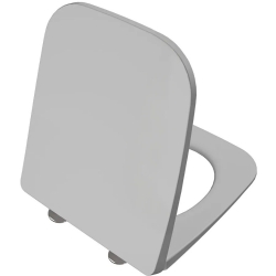 Vitra Universal Square Süper Slim Yavaş Kapanır Mat Taş Gri Klozet Kapağı - 207-476R009
