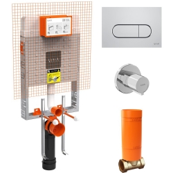 Vitra V8 Krom Gömme Rezervuar Seti - 800-2027