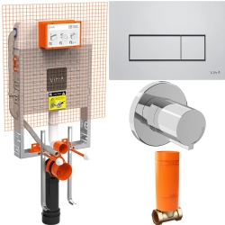 Vitra V8 Krom Gömme Rezervuar Seti - 800-2028