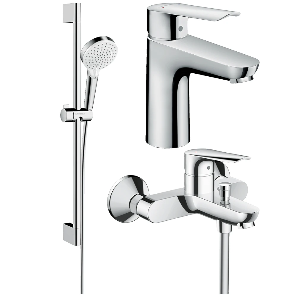 Hansgrohe Logis E Üçlü Batarya Seti