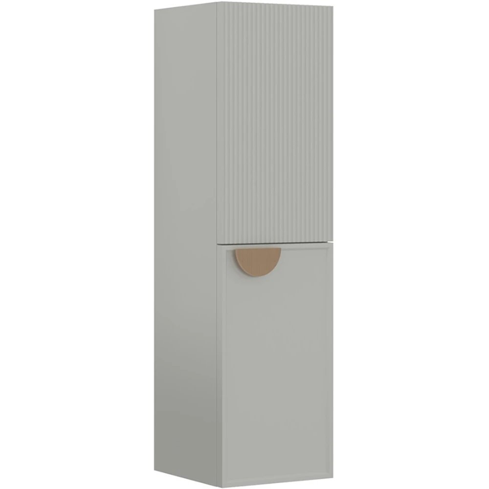 Orka Molino 40 Cm Sağ Mat Kaşmir Boy Dolabı (Altın Kulp)