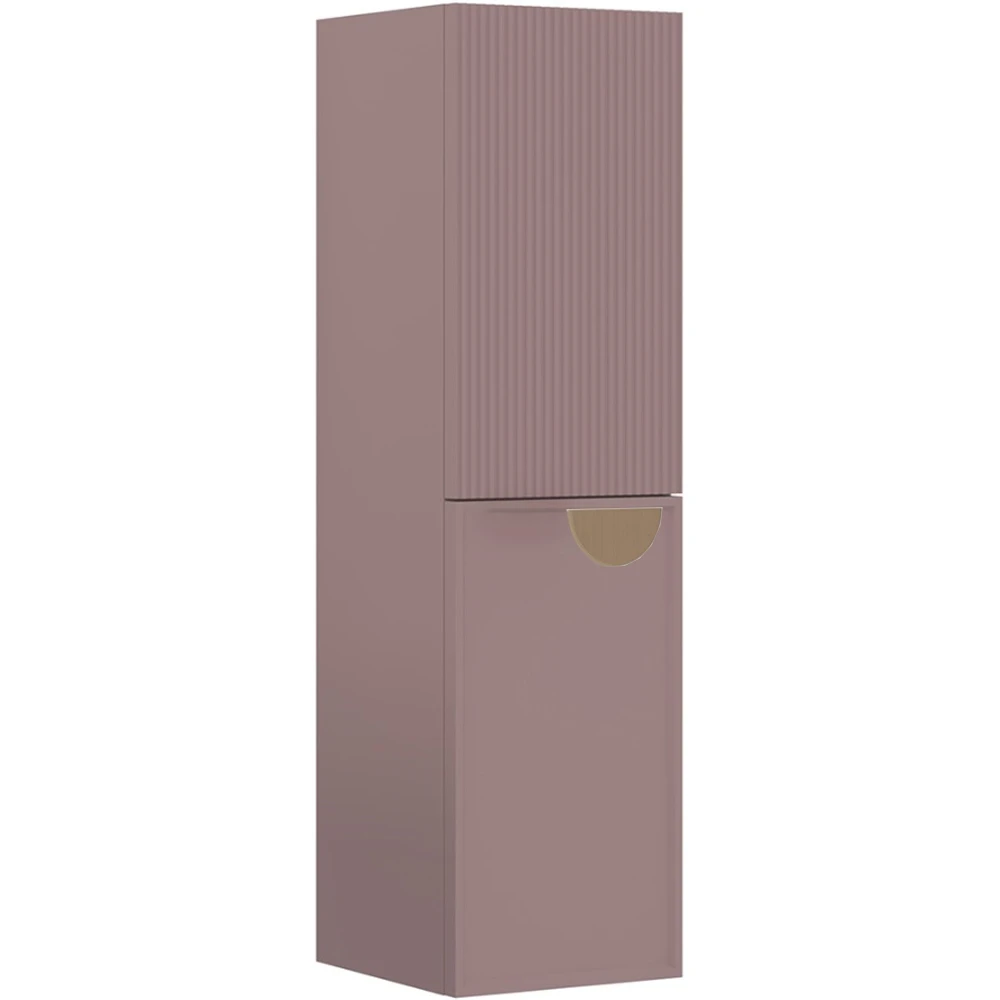 Orka Molino 40 Cm Sol Mat Pudra Boy Dolabı (Altın Kulp)