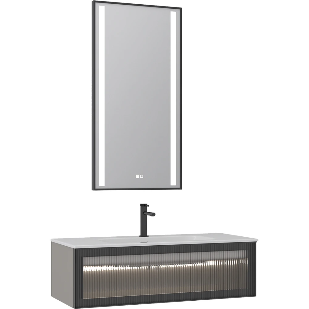Orka Urban 100 Cm Mat Vizon Banyo Dolabı Takımı
