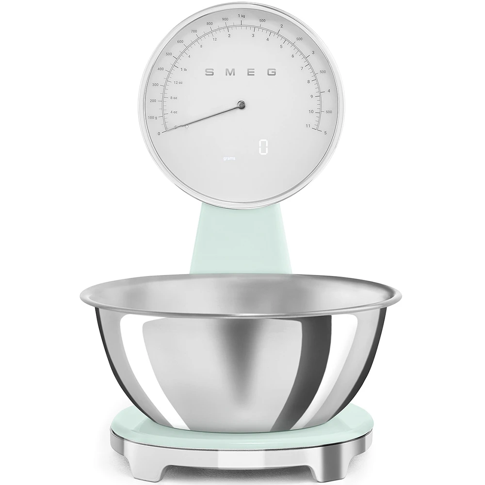 Smeg Pastel Yeşil Retro Analog Mutfak Tartısı - KSF01PGWW