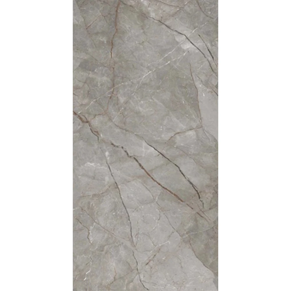 T-One Silver Roots 12 mm Parlak Porselen Tezgah 162x323