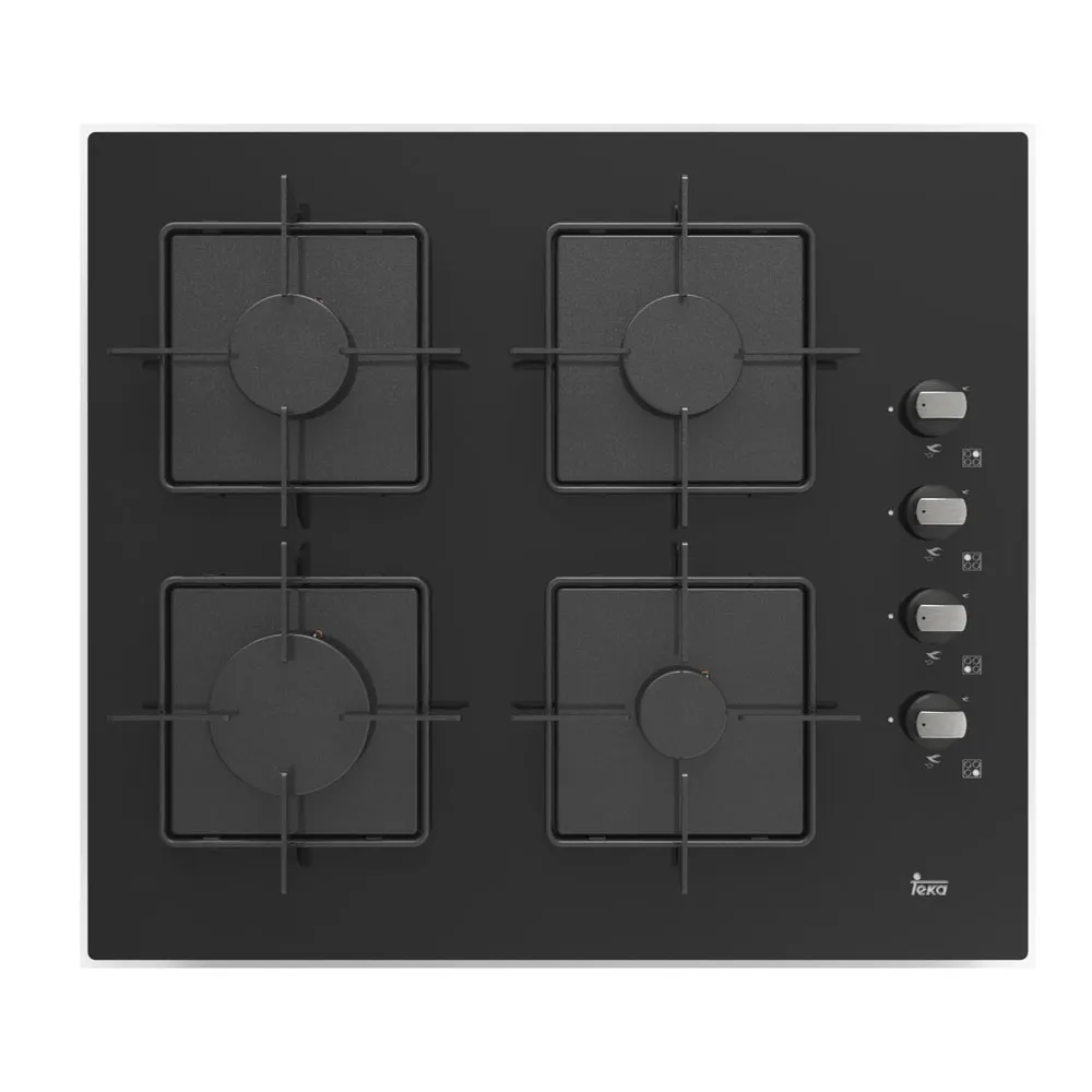 TEKA HAL 60 4G AI AL Siyah Cam Gazlı Ocak