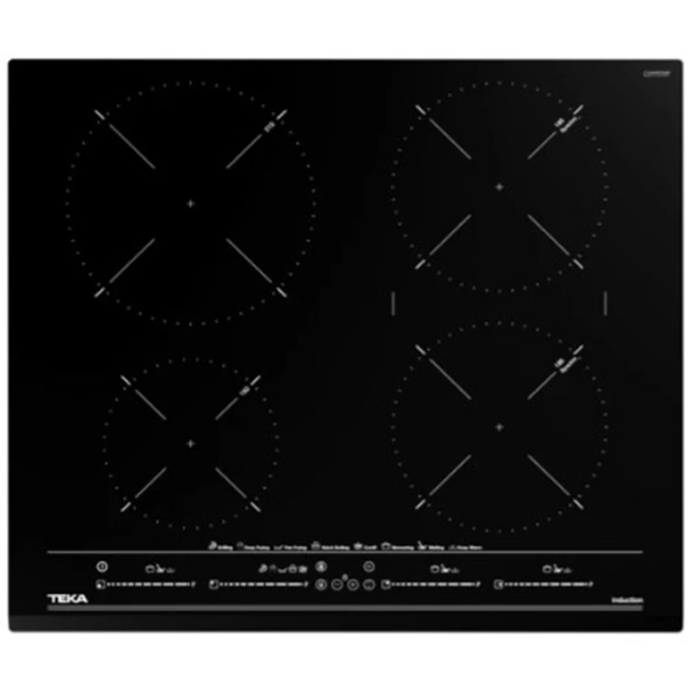 Teka IZC 64630 BK MST 60 cm 4 pişirme bölmeli İndüksiyon Ocak ve Direct Function Multislider