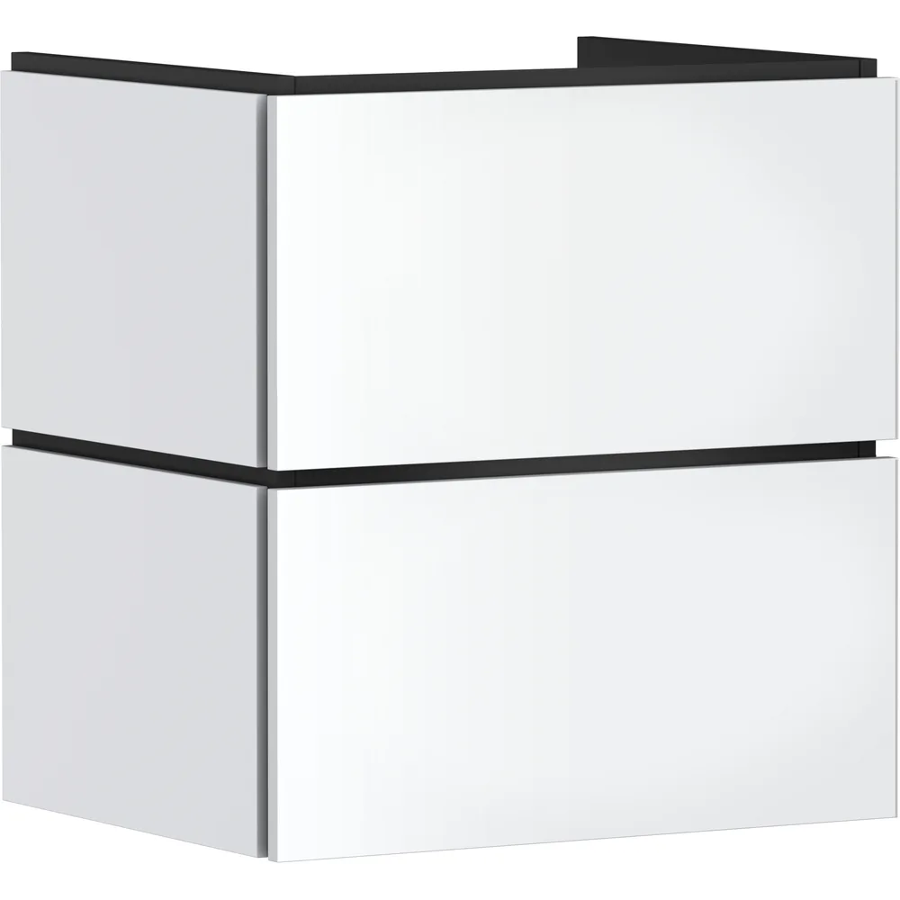 Hansgrohe Xilesa E 58x47 cm Mat Beyaz 2 Çekmeceli PushOpen Lavabo Dolabı - 54293700