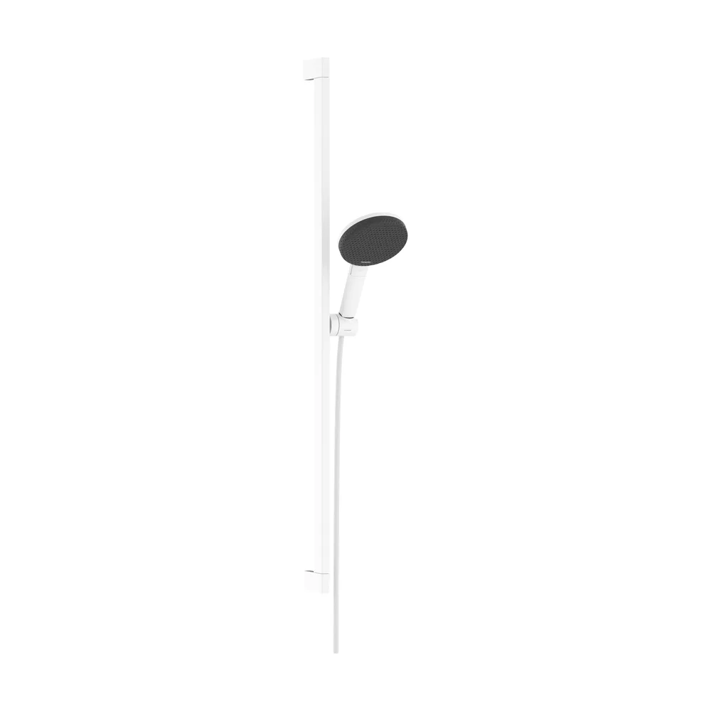 Hansgrohe Raindance Alive Select S 125 3 Fonksiyonlu EcoSmart Unica 90 cm Mat Beyaz Sürgülü El Duş Seti - 24601700