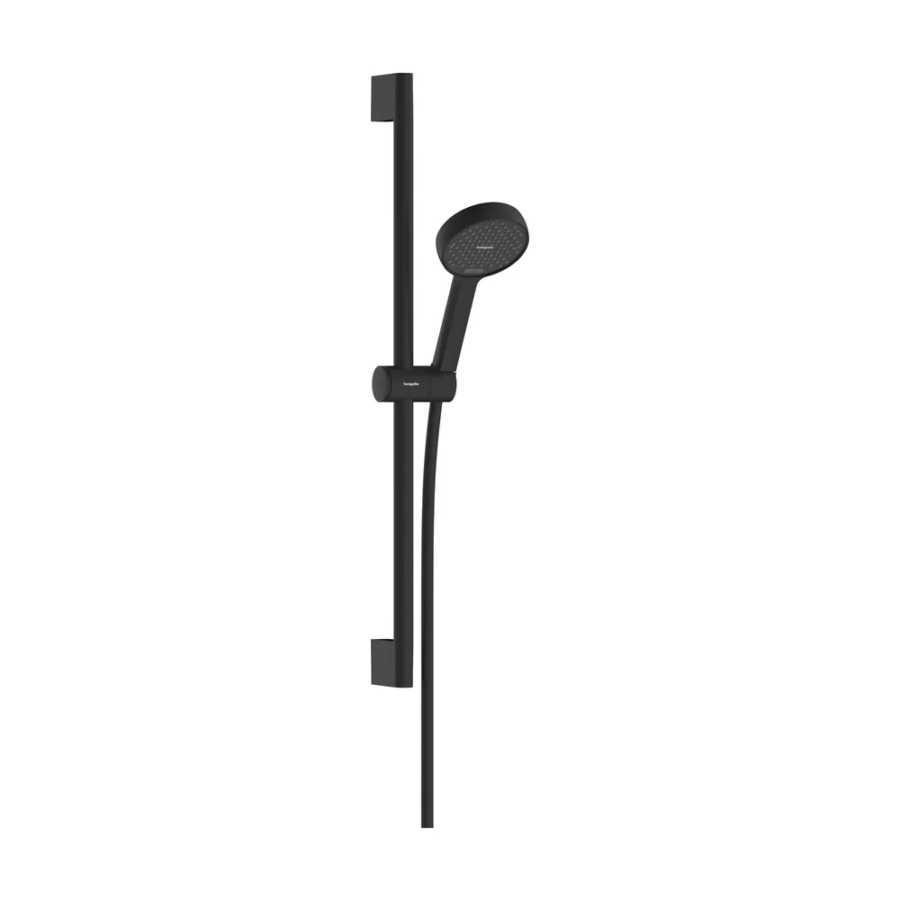 Hansgrohe Activera Select S 2 Fonksiyonlu EcoSmart Unica 65 cm Mat Siyah Sürgülü El Duş Seti - 28044670