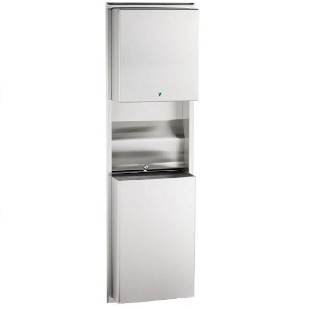 Bobrick Classic Kağıt Disp.Çöp Kov.Fotsl Y.Ank 45lt-P.Çelk