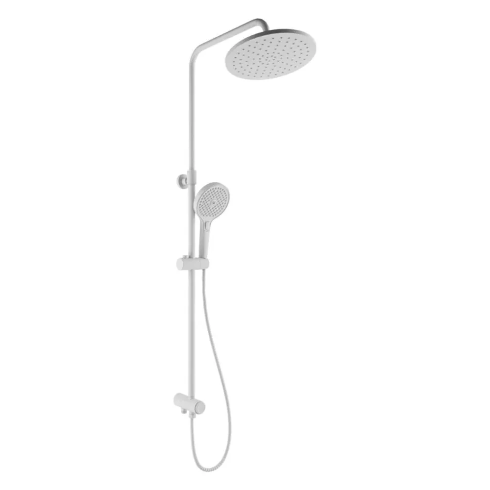 Kale Rain Round Push Buton Beyaz Yuvarlak Duş Barı - 410200505501