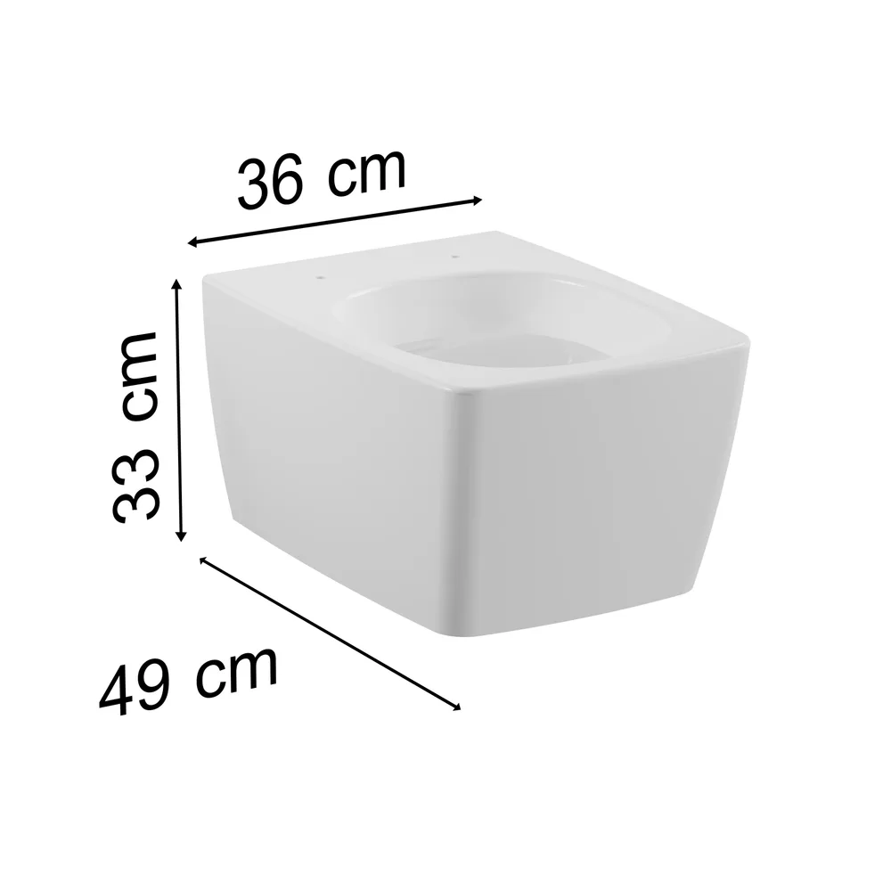 Vitra Metropole Kompakt 49 cm Beyaz Asma Klozet
