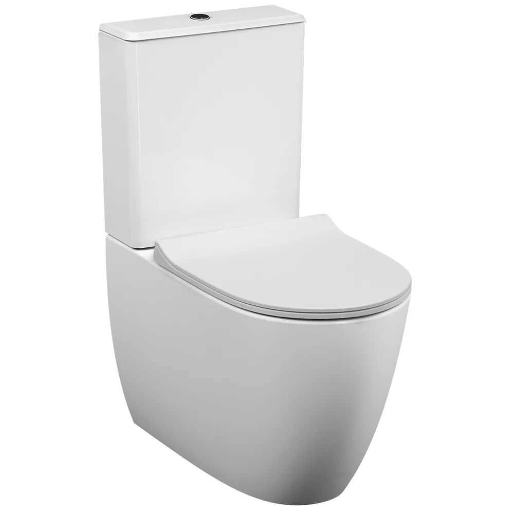 Vitra Sento Rim-ex 65 cm Duvara Tam Dayalı Beyaz Takım Klozet - 5987B003-0610
