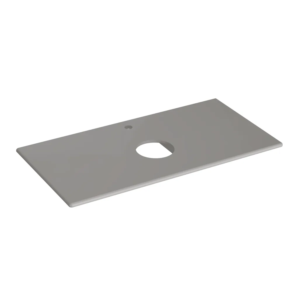 Vitra Metropole 100x50 Cm Mat Taş Gri Tezgah - 7544B076-1826