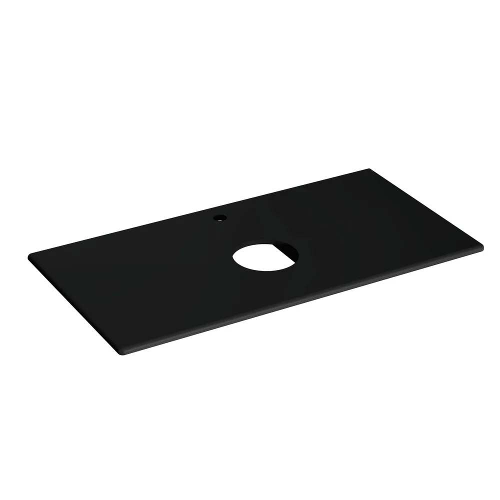 Vitra Metropole 100x50 Cm Mat Siyah Tezgah - 7544B083-1826