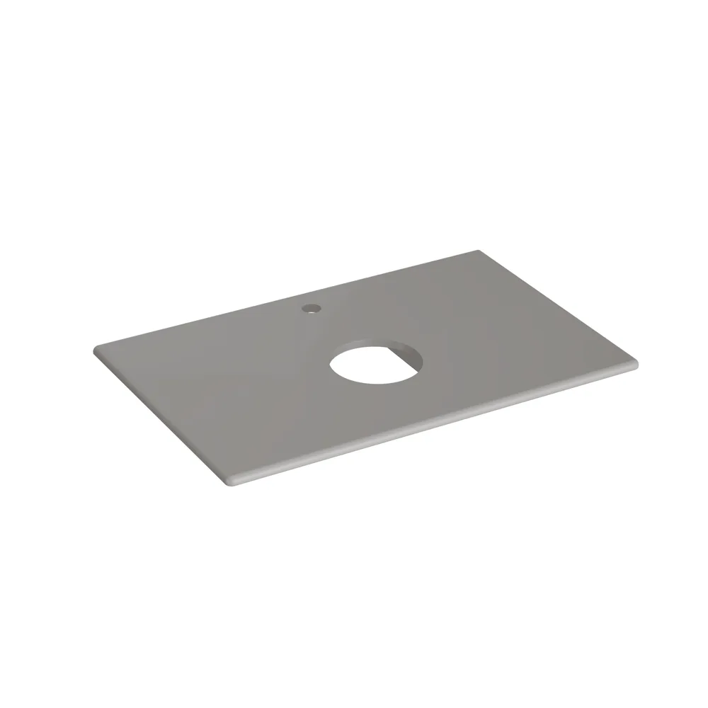 Vitra Metropole 80x50 Cm Mat Taş Gri Tezgah - 7546B076-1826