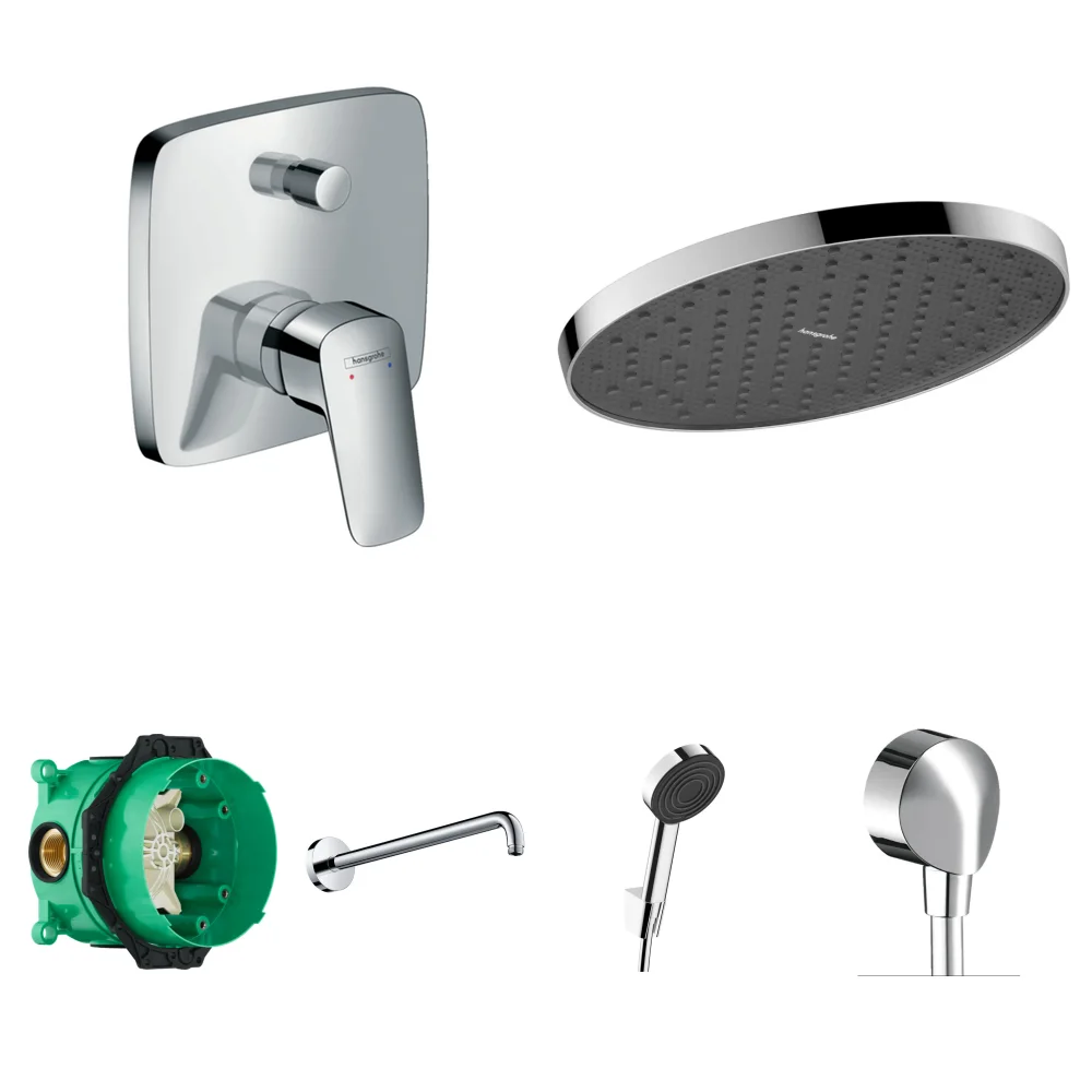 Hansgrohe Logis 2 Çıkış Ankastre Duş Seti - Activera S 240