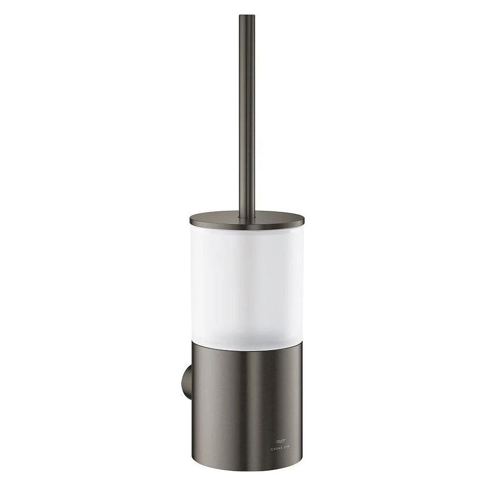 Grohe Atrio New Classic Antrasit Fırçalanmış Tuvalet Fırçalığı