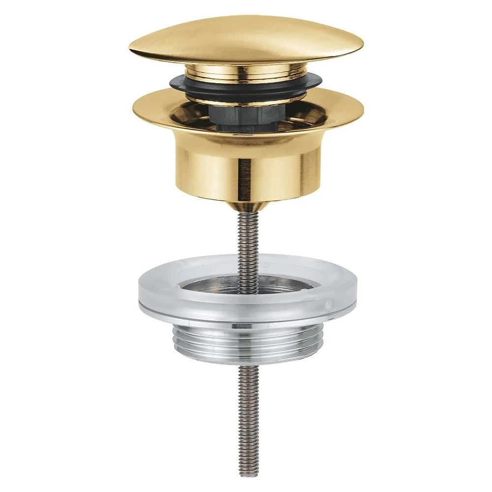 Grohe Altın Fırçalanmış Gider Seti