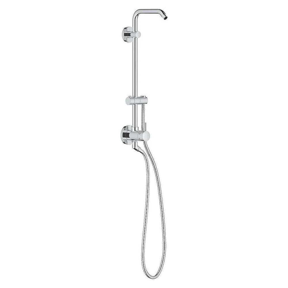 Grohe Retrofit System Krom Divertör Duvardan Duş Sistemi