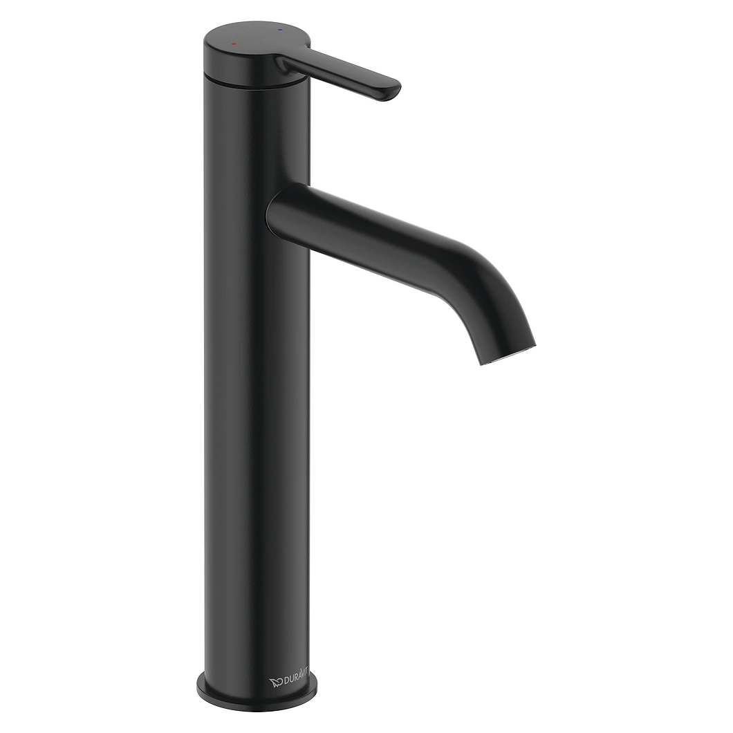 Duravit C.1 Mat Siyah Ekstra Yüksek Lavabo Bataryası