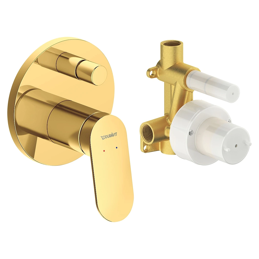 Duravit Wave Altın 125 Mm Ankastre Duş Bataryası