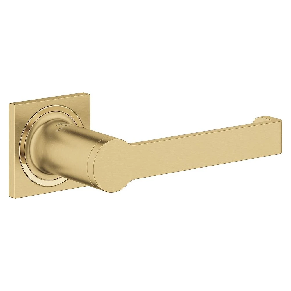 Grohe Allure Fırçalı Altın Kapaklı Tuvalet Kağıtlığı
