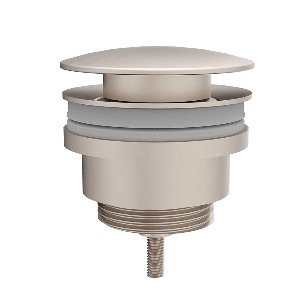 Vitra Universal Basmalı Yuvarlak Fırçalanmış Nikel Lavabo Süzgeci A4514934